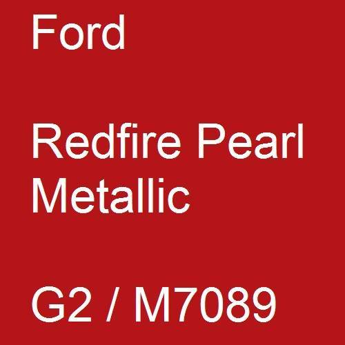 Ford, Redfire Pearl Metallic, G2 / M7089.